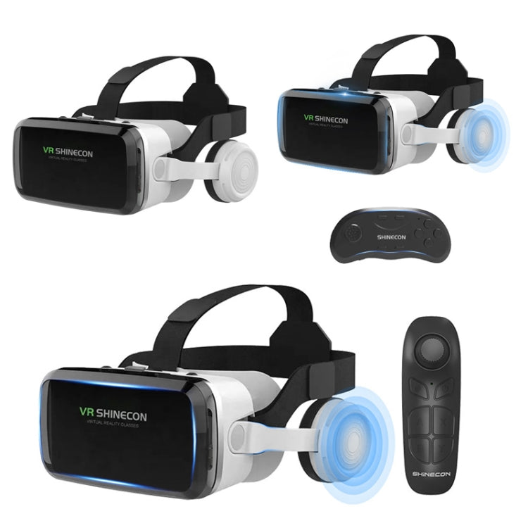 Casco de realidad virtual 3D Gafas VR con auriculares Bluetooth, G04BS, G04BS+B01 Handle, G04BS+B03 Handle