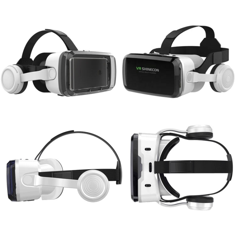 Casco de realidad virtual 3D Gafas VR con auriculares Bluetooth, G04BS, G04BS+B01 Handle, G04BS+B03 Handle