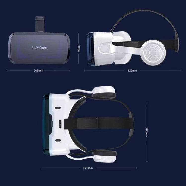 Casco de realidad virtual 3D Gafas VR con auriculares Bluetooth, G04BS, G04BS+B01 Handle, G04BS+B03 Handle