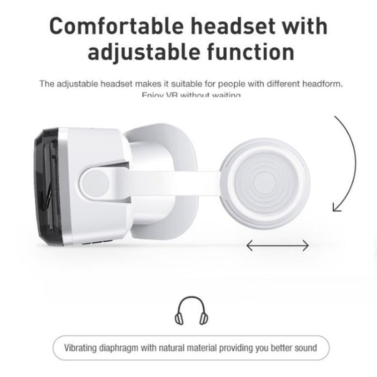 Casco de realidad virtual 3D Gafas VR con auriculares Bluetooth, G04BS, G04BS+B01 Handle, G04BS+B03 Handle
