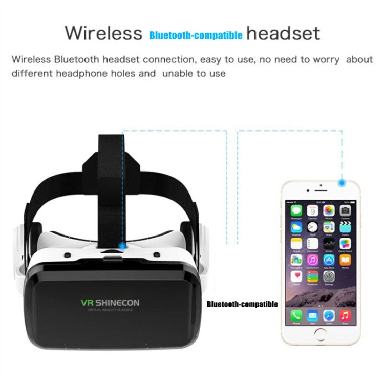Casco de realidad virtual 3D Gafas VR con auriculares Bluetooth, G04BS, G04BS+B01 Handle, G04BS+B03 Handle