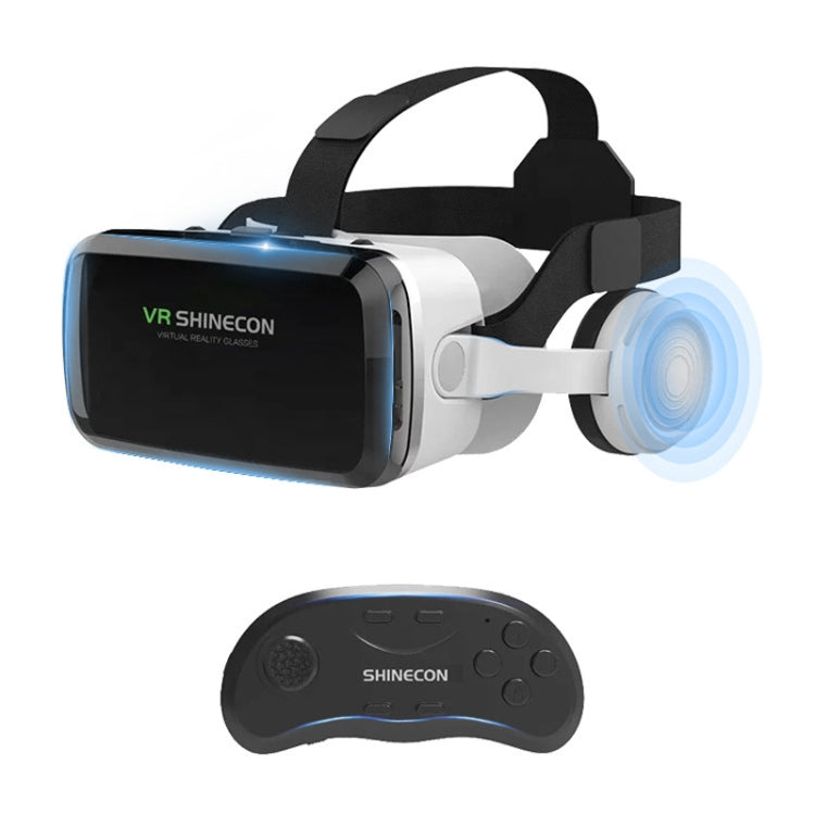 Casco de realidad virtual 3D Gafas VR con auriculares Bluetooth, G04BS, G04BS+B01 Handle, G04BS+B03 Handle