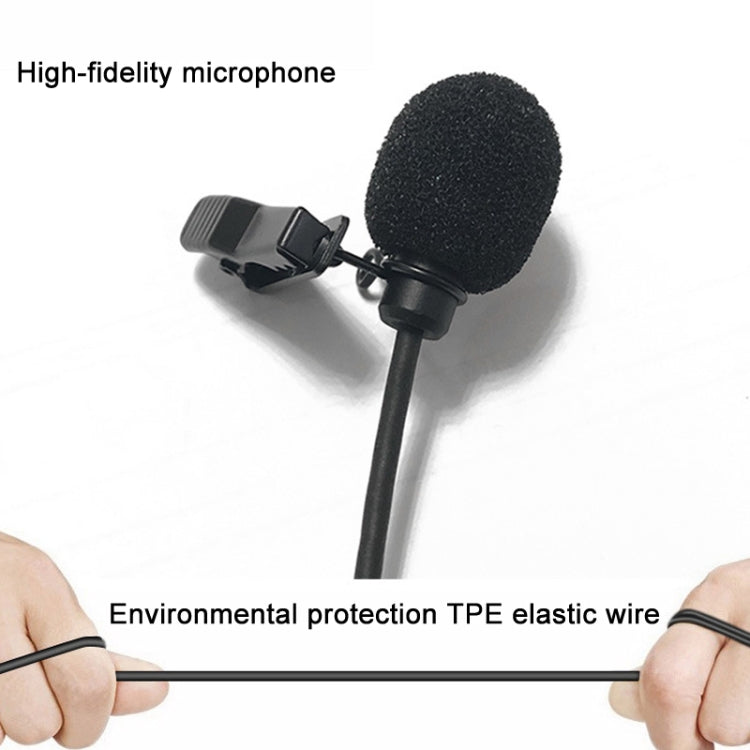 Para SONY D11 D21 3,5 mm inalámbrico Lavalier Micrófono Cámara Clip Collar Mic, ECM-V1B