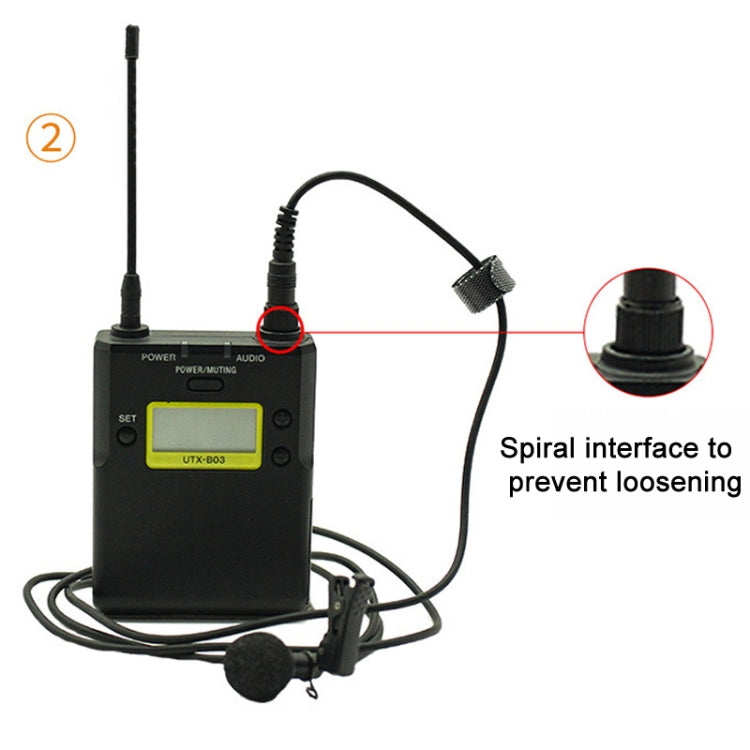Para SONY D11 D21 3,5 mm inalámbrico Lavalier Micrófono Cámara Clip Collar Mic, ECM-V1B