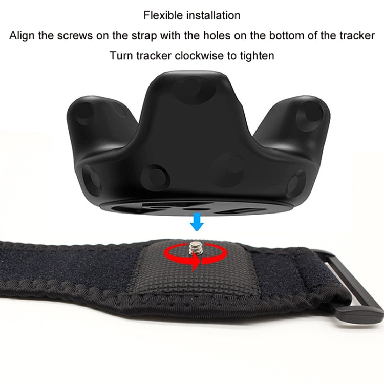 Para HTC Vive Tracker VR Game Tracker Correa Accesorios, Estilo:, Foot/Wrist Straps, Headband, Belt, Palm Straps, 2 Wristband+1 Belt