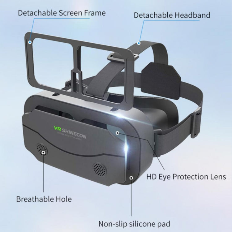 VR SHINECON G13 Gafas de realidad virtual VR Teléfono móvil Juego de películas Gafas digitales 3D, G13