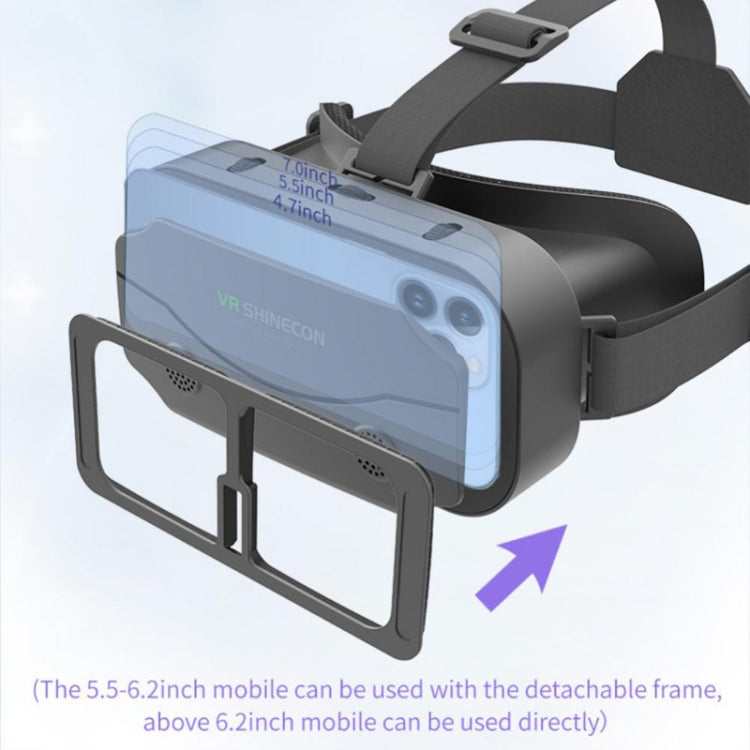 VR SHINECON G13 Gafas de realidad virtual VR Teléfono móvil Juego de películas Gafas digitales 3D, G13