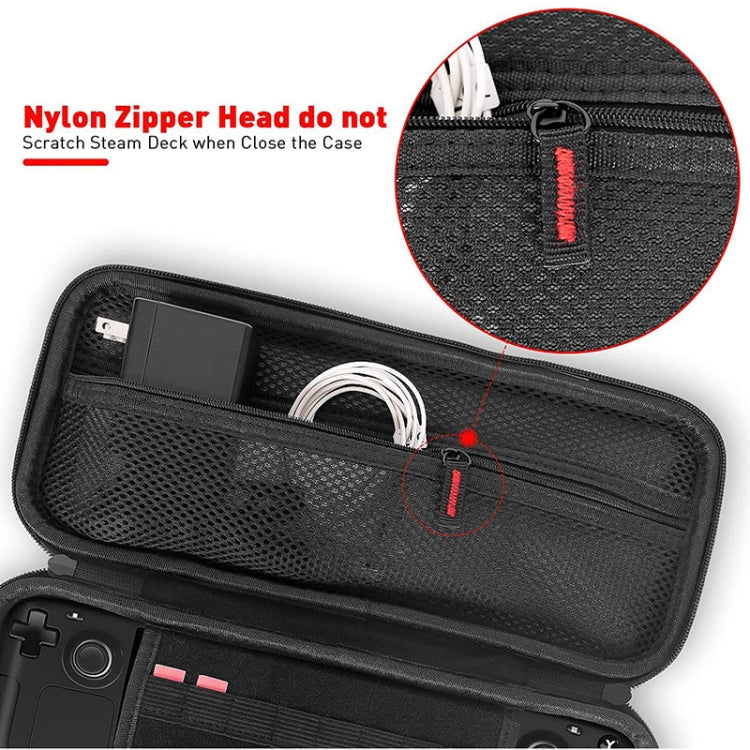 Bolsa de almacenamiento para consola de juegos Steam Deck, bolsa dura de tela Oxford de mano EVA, Storage Hard Bag