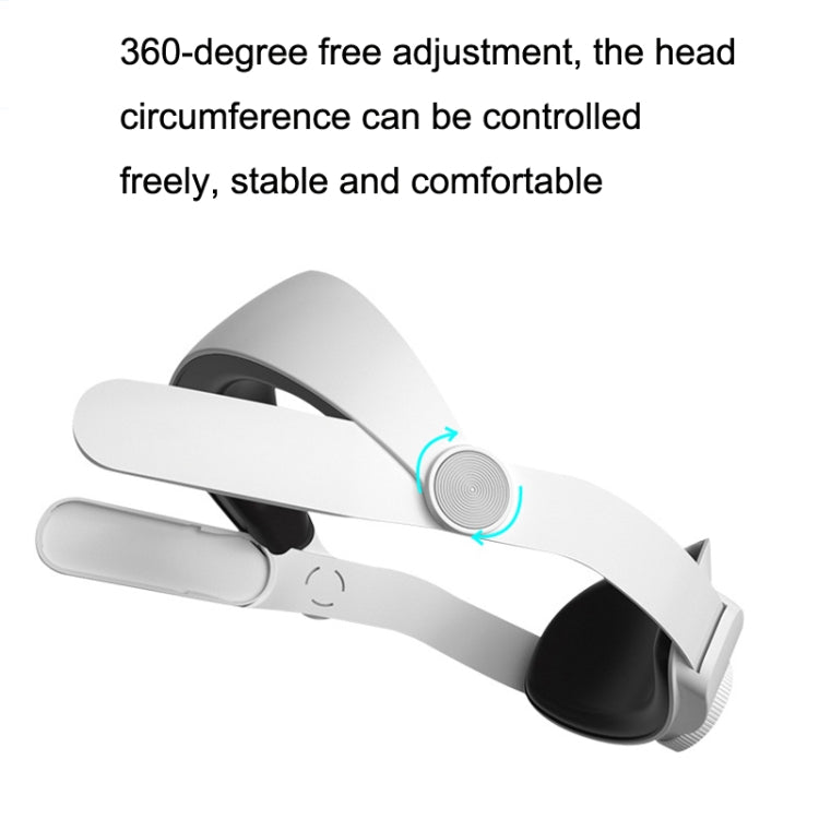 Para Oculus Quest 2 VR SHINECON OS01 Correa ajustable todo en uno para la cabeza Accesorios VR, OS01 Head Strap