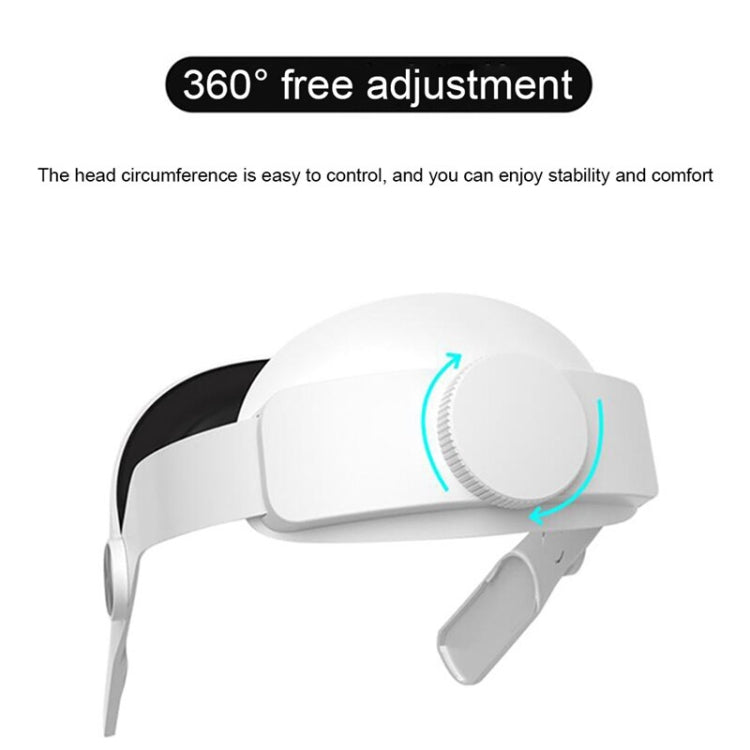 Para Oculus Quest 2 VR SHINECON OS01 Correa ajustable todo en uno para la cabeza Accesorios VR, OS01 Head Strap