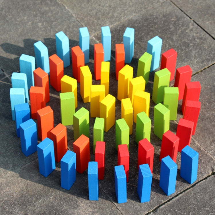 Juego de escritorio de juguete de Menochi para niños altos y apilados de colores, 54pcs