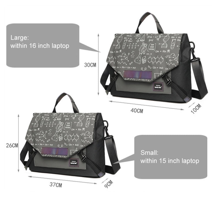 LUCKYBAT Laptop Bag Airbag Anti-drop Crossbody Bolso, S 13.3-16 Inch, L 16 Inch