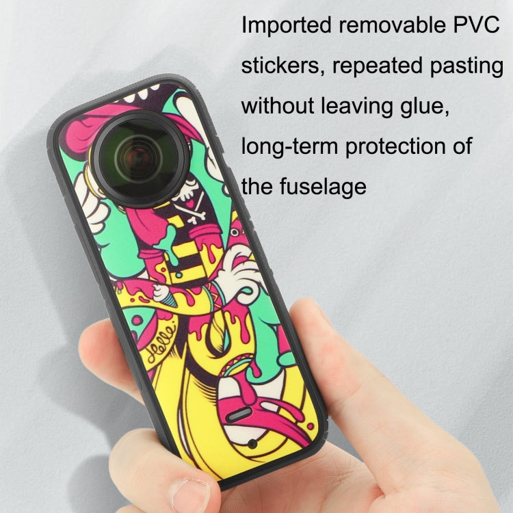 Sunnylife IST-TZ485 para DJI Insta360 X3 cámara panorámica PVC protección rascador película pegatinas