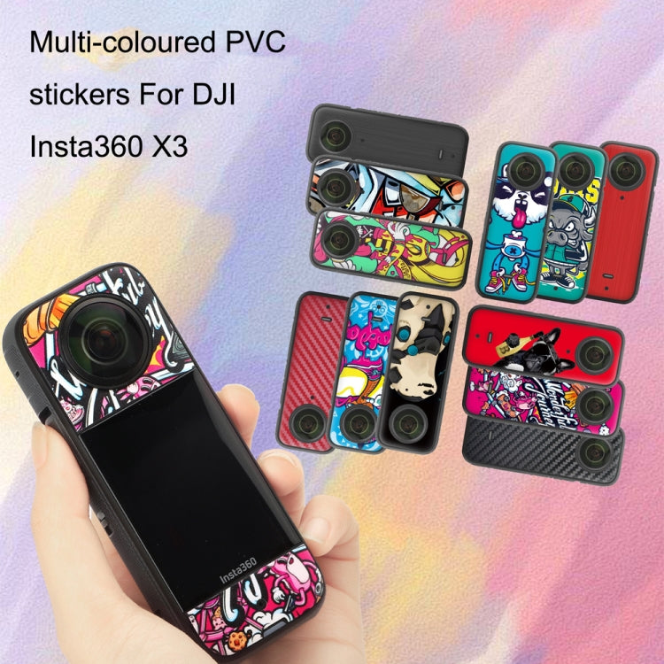 Sunnylife IST-TZ485 para DJI Insta360 X3 cámara panorámica PVC protección rascador película pegatinas
