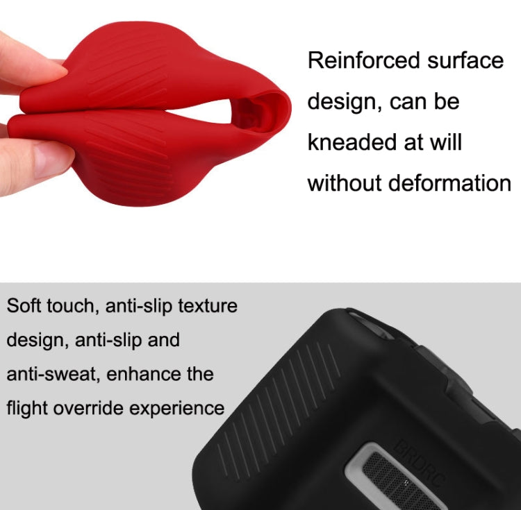 BRDRC DJI-7559 para DJI Mavic 3 / Mini 3 / 3 Pro Funda protectora de silicona para control remoto, For DJI Mavic 3 / Mini 3 / 3 Pro(Black), For DJI Mavic 3 / Mini 3 / 3 Pro(Red), For DJI Mavic 3 / Mini 3 / 3 Pro(Gray)