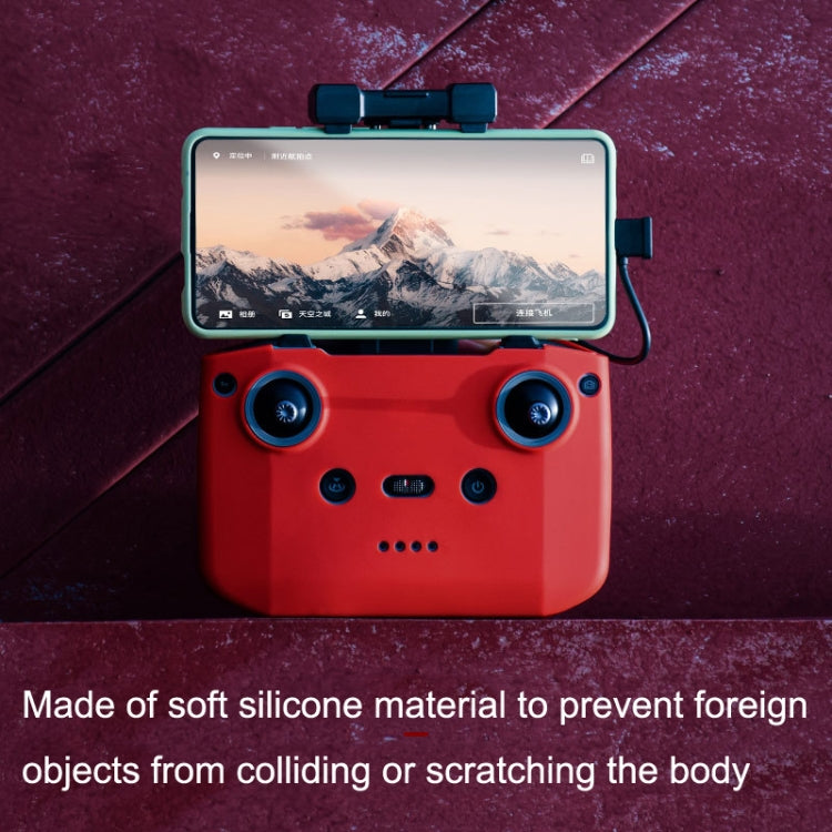 BRDRC DJI-7559 para DJI Mavic 3 / Mini 3 / 3 Pro Funda protectora de silicona para control remoto, For DJI Mavic 3 / Mini 3 / 3 Pro(Black), For DJI Mavic 3 / Mini 3 / 3 Pro(Red), For DJI Mavic 3 / Mini 3 / 3 Pro(Gray)