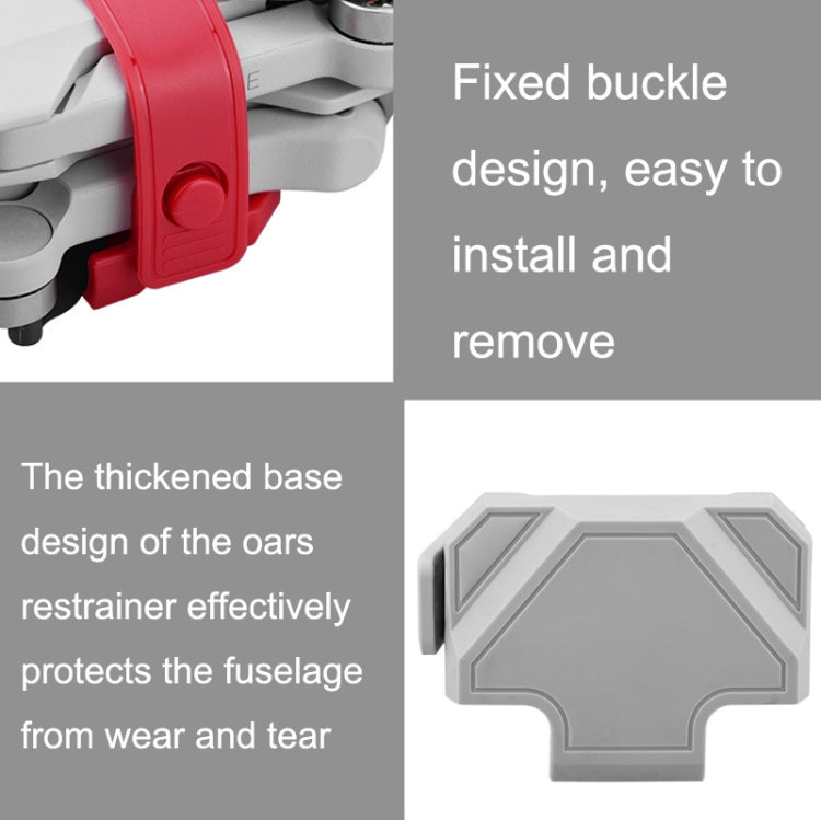 BRDRC DJI-8936 para DJI Mavic Mini / Mini 2 / Mini SE Beam Paddle Device Propeller Blade Retainer, For DJI Mavic Mini / Mini 2 / Mini SE(Red), For DJI Mavic Mini / Mini 2 / Mini SE(Grey)