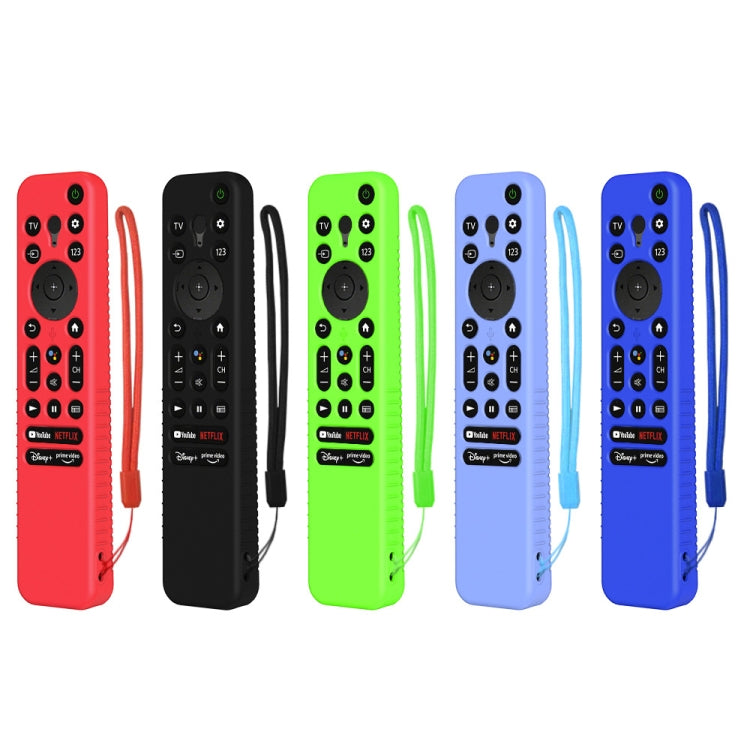 Funda protectora anticaída de silicona con control remoto por voz Y56 para Sony RMF-TX800U/C/P/T/900U, For Sony RMF-TX800U/C/P/T/900U(Black), For Sony RMF-TX800U/C/P/T/900U(Blue), For Sony RMF-TX800U/C/P/T/900U(Red)                                     ...