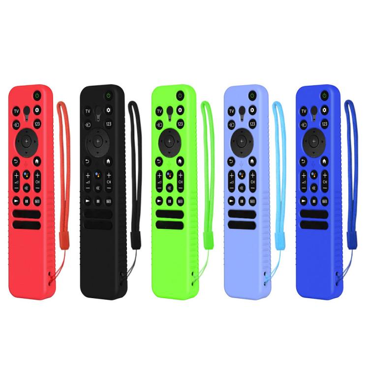 Funda protectora anticaída de silicona con control remoto por voz Y56 para Sony RMF-TX800U/C/P/T/900U, For Sony RMF-TX800U/C/P/T/900U(Black), For Sony RMF-TX800U/C/P/T/900U(Blue), For Sony RMF-TX800U/C/P/T/900U(Red)                                     ...