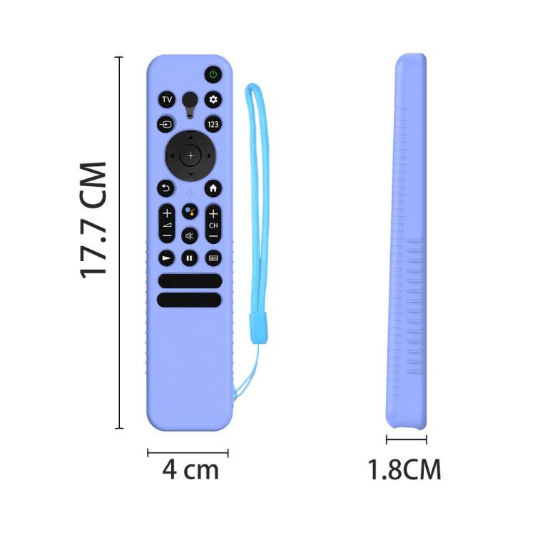 Funda protectora anticaída de silicona con control remoto por voz Y56 para Sony RMF-TX800U/C/P/T/900U, For Sony RMF-TX800U/C/P/T/900U(Black), For Sony RMF-TX800U/C/P/T/900U(Blue), For Sony RMF-TX800U/C/P/T/900U(Red)                                     ...