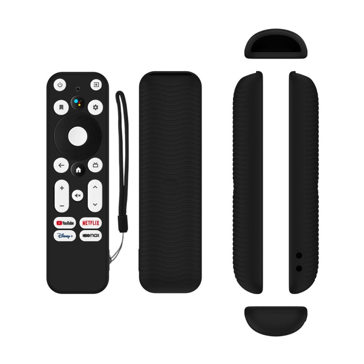 Y55 para ONN Android TV 4K UHD Dispositivo de transmisión Anti-caída Cubierta de control remoto de silicona