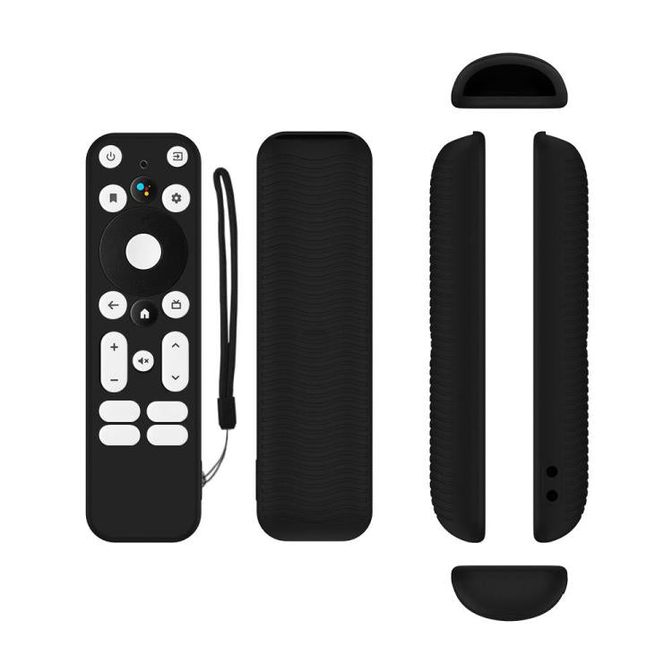 Y55 para ONN Android TV 4K UHD Dispositivo de transmisión Anti-caída Cubierta de control remoto de silicona