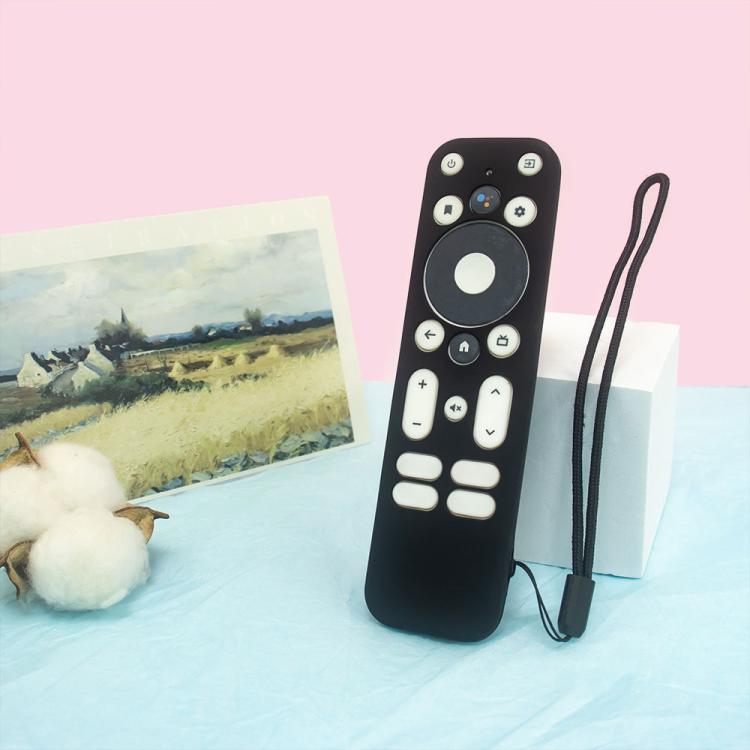 Y55 para ONN Android TV 4K UHD Dispositivo de transmisión Anti-caída Cubierta de control remoto de silicona