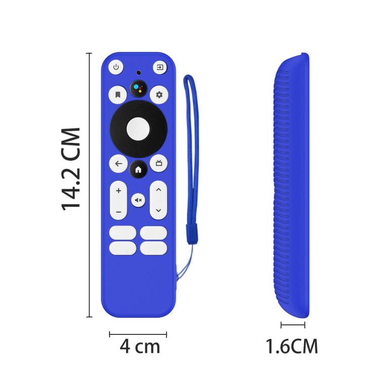 Y55 para ONN Android TV 4K UHD Dispositivo de transmisión Anti-caída Cubierta de control remoto de silicona