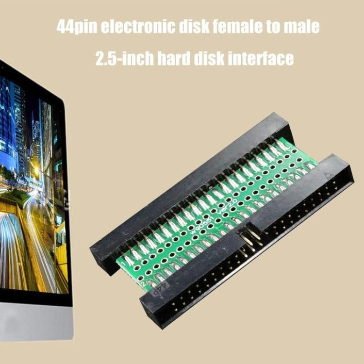 Adaptador de 2,5 pulgadas de disco electrónico IDE macho a macho de 44 pines, 44 Pin Male To Male IDE