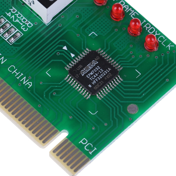 Tarjeta de diagnóstico de falla PCI de placa base de computadora de 2 bits, 2-bit