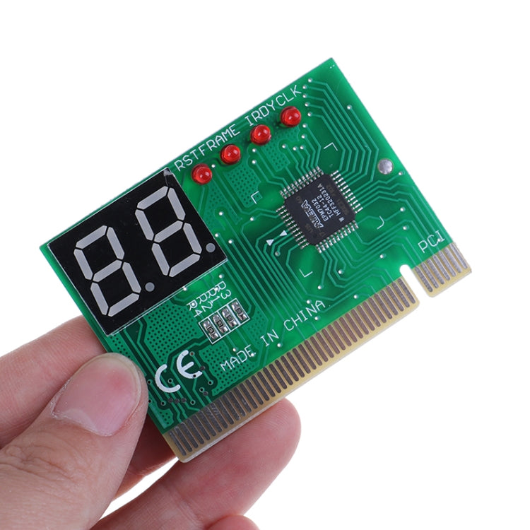 Tarjeta de diagnóstico de falla PCI de placa base de computadora de 2 bits, 2-bit