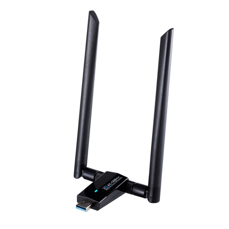 Tarjeta de red inalámbrica de 1200 m 802.11AC USB3.0 Receptor WiFi de doble frecuencia 2.4G / 5.8G, 1200m USB3.0