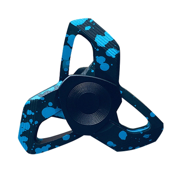 CKFSL Fingertip giroscopia EDC mano Spinner Metal alivio del estrés juguetes, CKFSL(Black), CKFSL(Blue Spots)