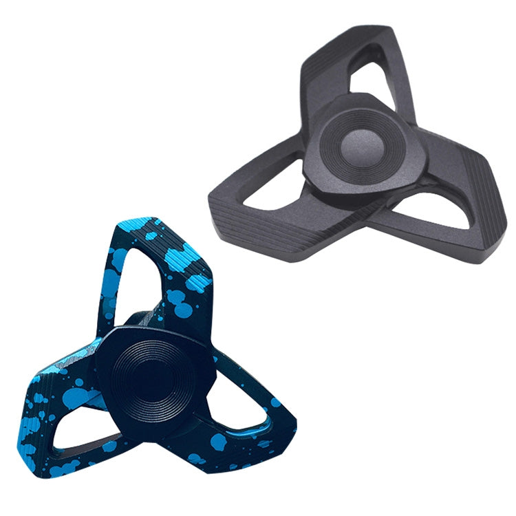 CKFSL Fingertip giroscopia EDC mano Spinner Metal alivio del estrés juguetes, CKFSL(Black), CKFSL(Blue Spots)