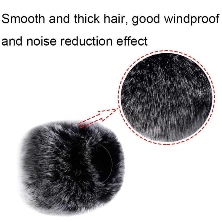 Para Blue Yeti Pro Anti-Pop y resistente al viento esponja/cubierta de micrófono esponjoso, Black Sponge, Blue Sponge, Black Hair, Gray Hair