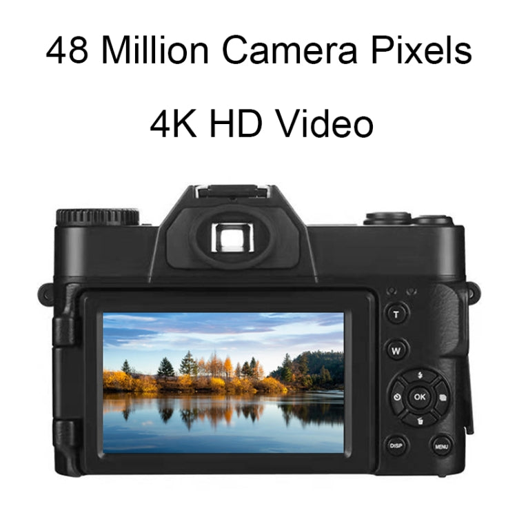Cámara digital con pantalla plegable retro R10 4K HD 48MP, R10 Simple Version