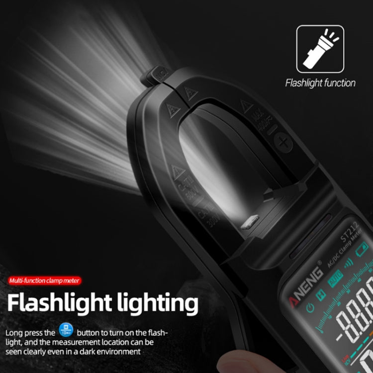 Multímetro inteligente completamente automático con abrazadera multifunción de pantalla grande ANENG, ST211 Red, ST211 Black, ST212 Red DC Current, ST212 Black DC Current