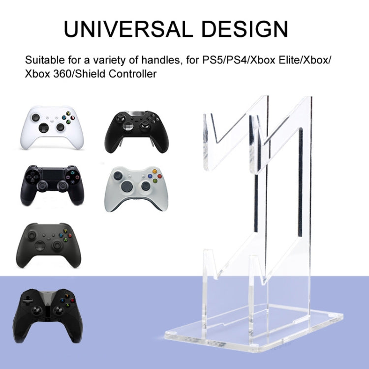 Soporte de almacenamiento de manija de juego de doble capa de acrílico para PS4 / PS5 / PS3, For PS4/ PS5/PS3