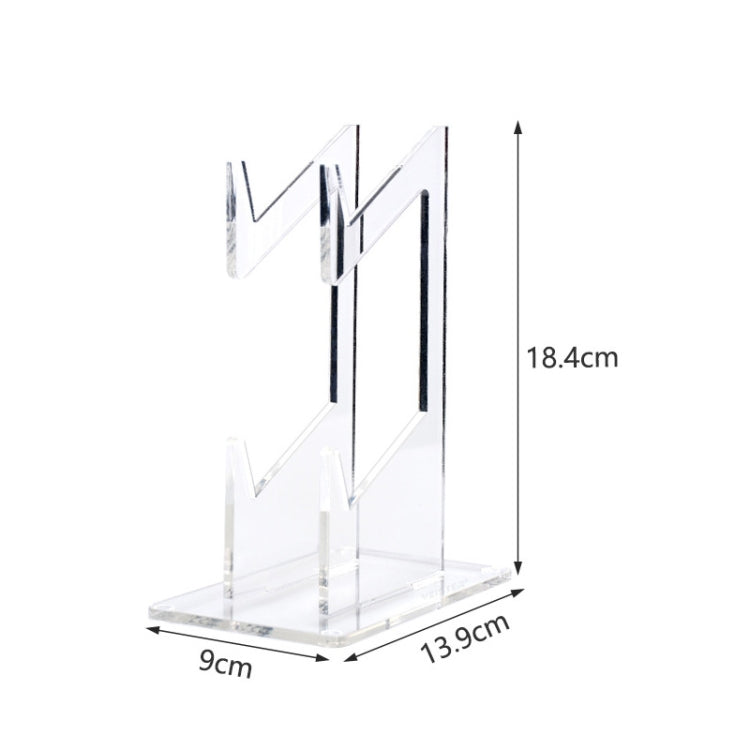 Soporte de almacenamiento de manija de juego de doble capa de acrílico para PS4 / PS5 / PS3, For PS4/ PS5/PS3