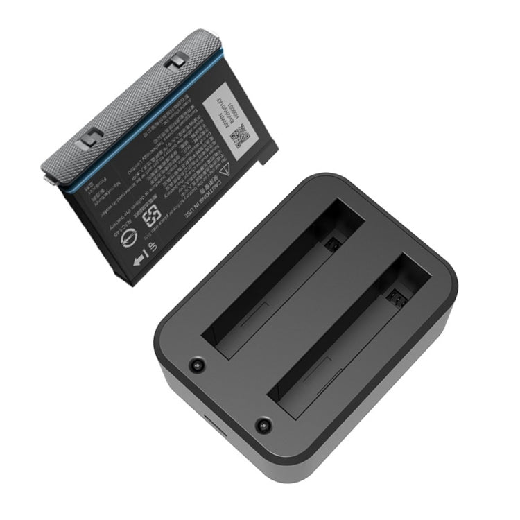 Para Insta360 X3 A520 Cámara panorámica Cargador de baterías Base de carga dual, For Insta360 X3 Dual Batteries