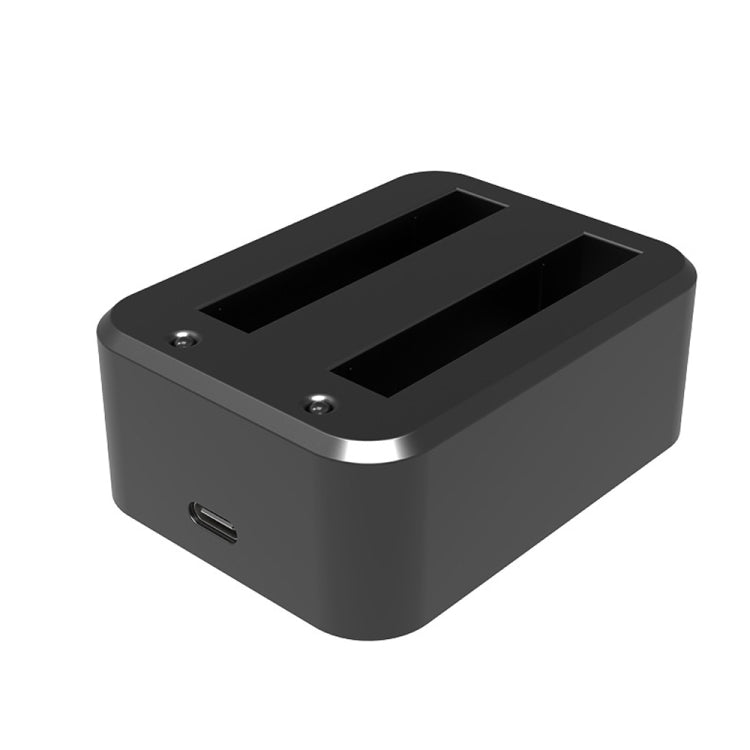 Para Insta360 X3 A520 Cámara panorámica Cargador de baterías Base de carga dual, For Insta360 X3 Dual Batteries