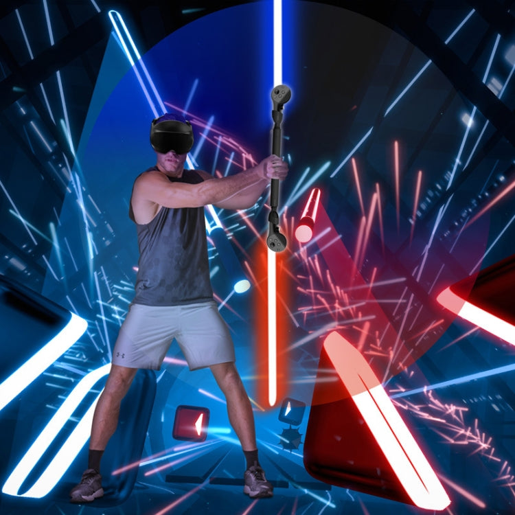 Para Meta Quest Pro VR Gafas Juego de golf Poste de luz Mango Varilla extendida, For Meta Quest Pro Black