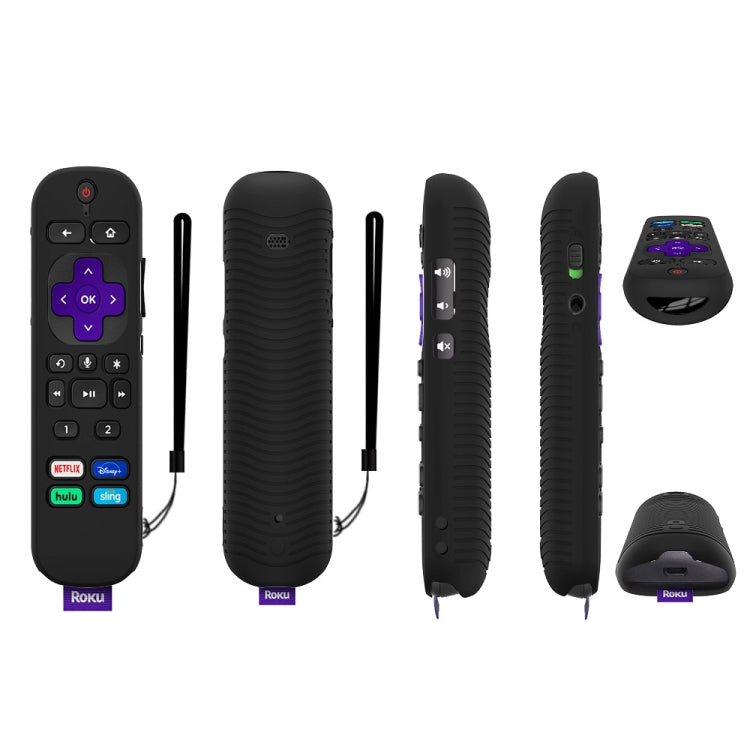 Para TCL Roku Voice Remote Pro Y30 Control remoto Funda protectora de silicona a prueba de golpes, For TCL Roku Voice Remote Pro(Black), For TCL Roku Voice Remote Pro(Orange), For TCL Roku Voice Remote Pro(Red)                                          ...