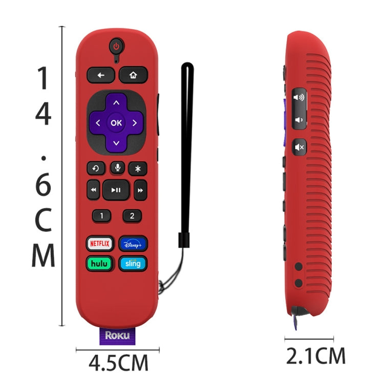 Para TCL Roku Voice Remote Pro Y30 Control remoto Funda protectora de silicona a prueba de golpes, For TCL Roku Voice Remote Pro(Black), For TCL Roku Voice Remote Pro(Orange), For TCL Roku Voice Remote Pro(Red)                                          ...