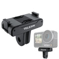 Para DJI OSMO Action 3 TELESIN Adaptador magnético de dos garras Accesorios de cámara de acción, Magnetic Two Claw Adapter
