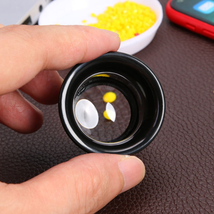5 uds lupa ocular lente de cristal tipo ocular reparación lupa, veces:, 5pcs 3X, 5pcs 5X, 5pcs 10X, 5pcs 15X, 5pcs 20X