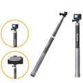 TELESIN 1.2m Fibra de carbono Monopod Selfie Stick con tornillo 1/4 para cámaras de acción, 1.2m