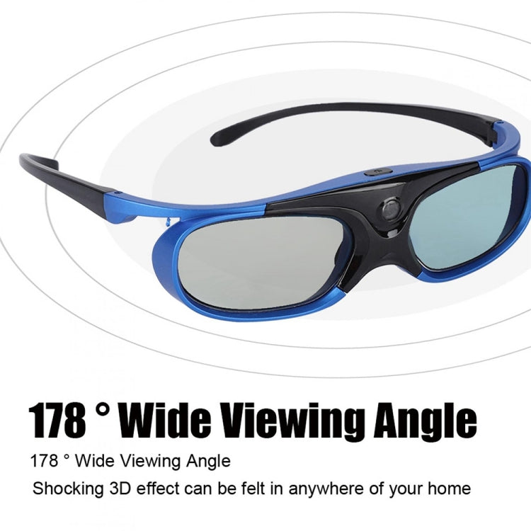 Gafas 3D con obturador activo JX30-T compatibles con 96HZ-144HZ para proyección DLP-LINK X5/Z6/H2