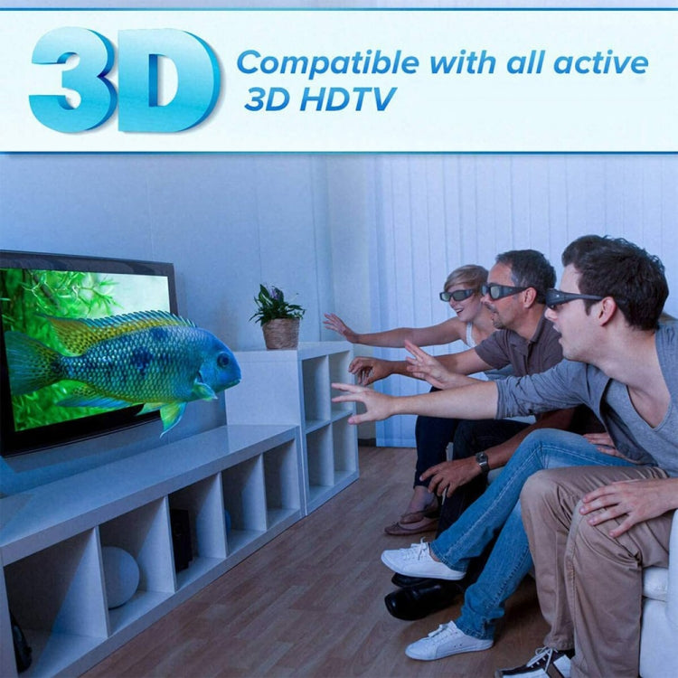 Las gafas 3D con obturador activo admiten 96HZ-144HZ para proyección DLP-LINK