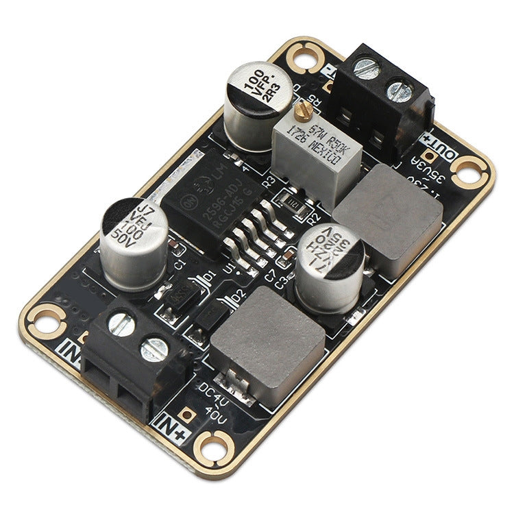 LM2596-ADJ DC-DC Módulo de potencia reductor ajustable 4V-40V a 1.23-35V 3A Placa de estereotipo, LM2596-ADJ 4V-40V To 1.23-35V